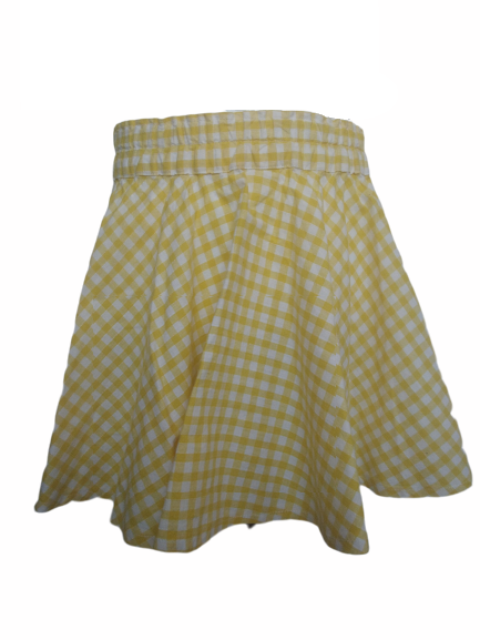 Jupe vichy maternelle