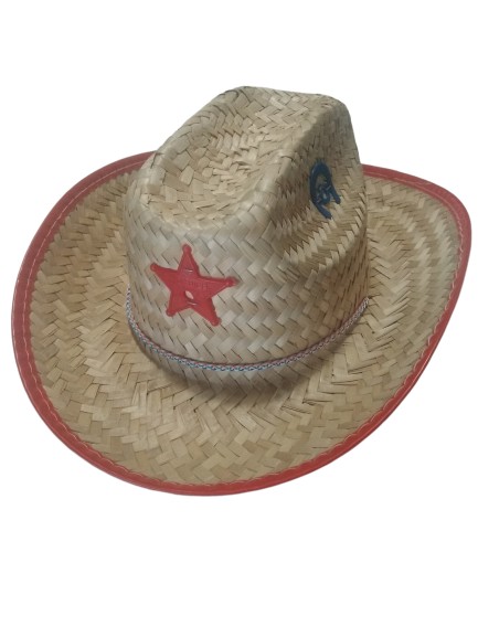 Chapeau de shérif en paille primaire