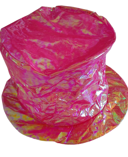 Chapeau haut de forme holographique