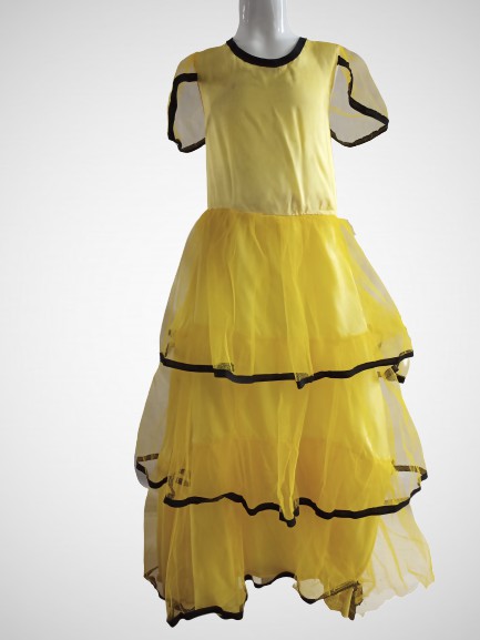 Robe longue avec tulle CM