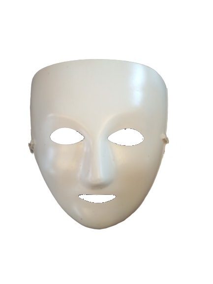 Masque visage blanc