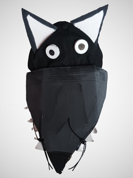 casquette tête de loup